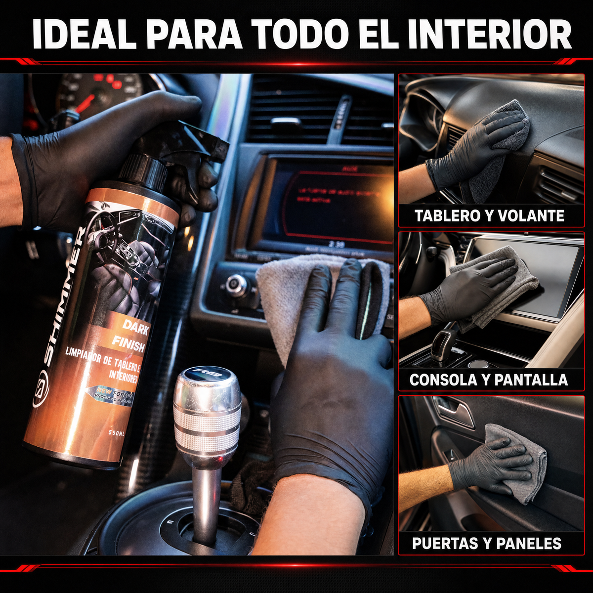 DARK FINISH - Limpiador de Tablero e Interiores