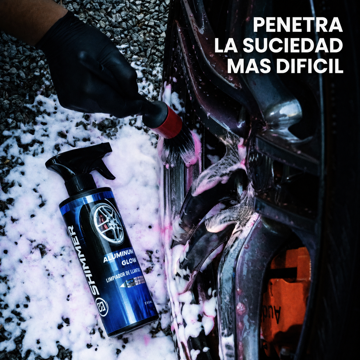 ALUMINUM GLOW - Limpiador de Llantas